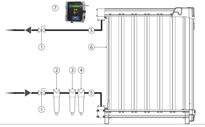 呼吸系統(tǒng)安裝示意圖 呼吸系統(tǒng)安裝示意圖