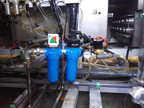 前端有預過濾器的WALKER加熱器在項目應用中