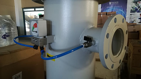 SR醫用中心吸引系統除菌過濾器F400MV的法蘭接口