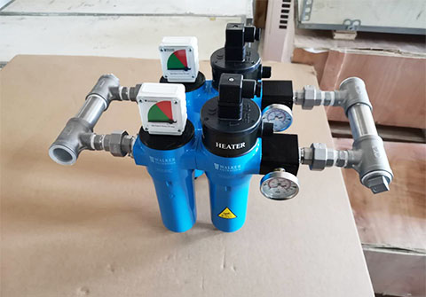 WALKER壓縮空氣加熱器并聯使用