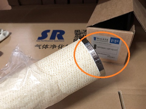 Walker濾芯型號在端蓋邊緣 Walker濾芯型號在端蓋邊緣