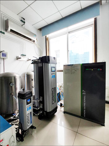 SR模塊吸附式干燥機在模塊制氮機系統中 SR模塊吸附式干燥機在模塊制氮機系統中