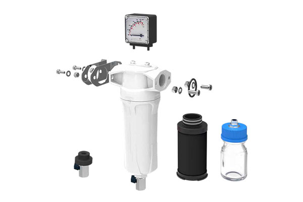 醫(yī)用真空除菌過濾器組成